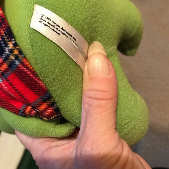 Vintage 1987 Kermit the Frog Baby Plush - Picture 3 of 3